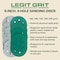 Legit Grit 6 inch Sand paper Disc, 6-Hole, Mixed Grit Sample, GRITS: 80/120/150/180/220 2 of each, 10PK LG6-6SAMP1-10 - alternate 2